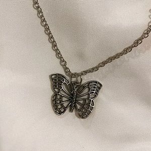 16” butterfly necklace